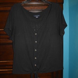 American eagle black shirt